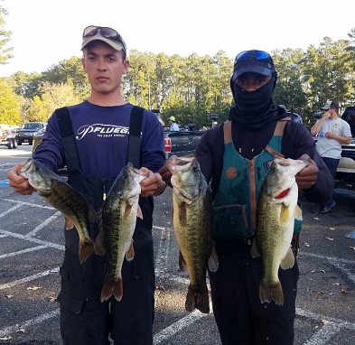 Big Bass - John & Jameel with 4.95 lbs.jpg