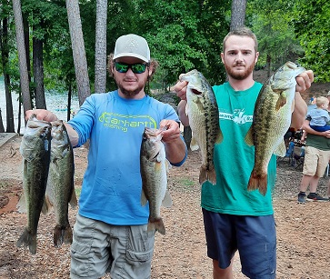 2nd place & Big Bass - Barnette & Barnette with 15.88 lbs.jpg